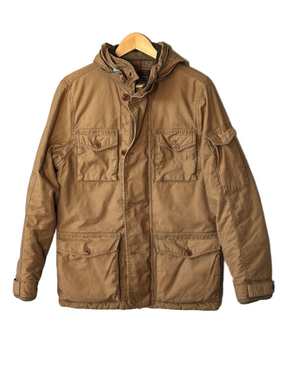 J. Crew Vintage Field Mechanics Jacket Quilt Lining Utility Military Style (S)